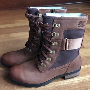 NWT Sorel Emilie Conquest Combat Boots